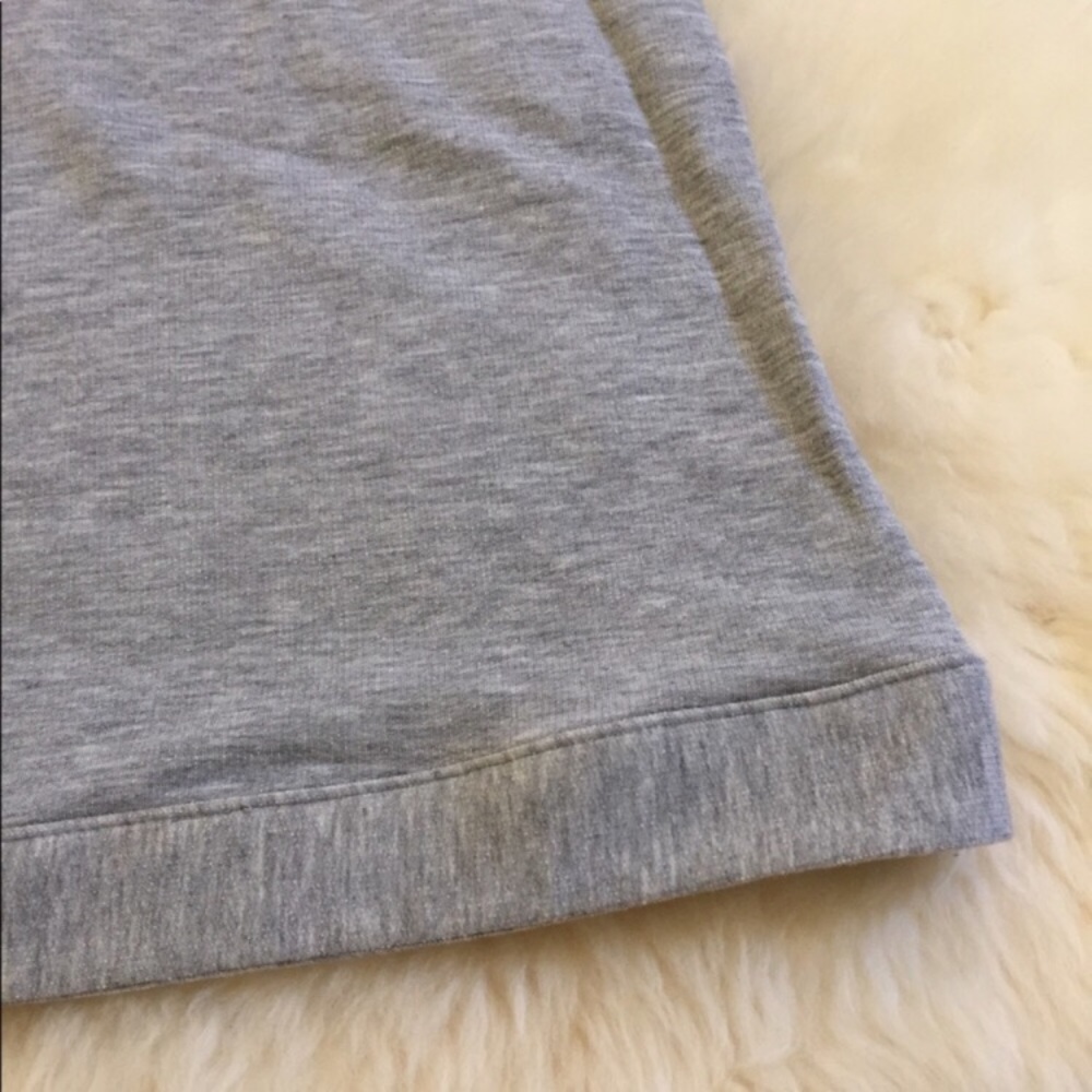Pleione Eyelet Trim Gray Sweatshirt - Picture 6 of 7